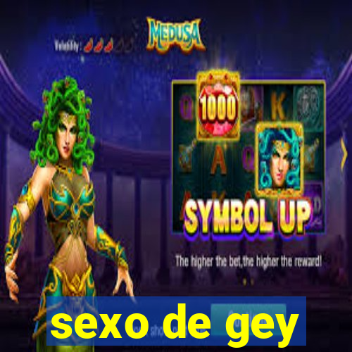 sexo de gey